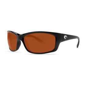 Costa Del Mar JO 11 OCP Jose Shiny Black Rectangular Copper 580P Polarized Lens Sunglasses