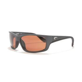 Costa Del Mar JO 98 OCP Jose Matte Grey Rectangular Copper 580P Polarized Lens Sunglasses