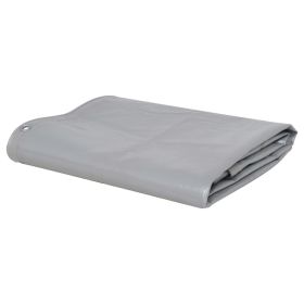 Tarpaulin 2.1 oz/ftÂ² 13.1'x16.4' Gray