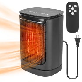 1500W Electric Space Heater Ceramic Heater Fan 90ÂºOscillating Heating Fan with 3 Modes Remote Control Digital Display Tip-over Overheating Protection