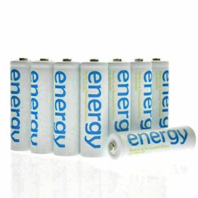 8PCS AAA 3A 2000mAh 1.2V Ni-Mh Energy Rechargeable Battery White Cell for RC MP3