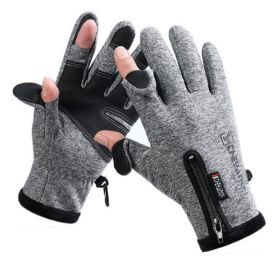 Winter Gloves Waterproof Thermal Touch Screen Thermal Windproof Warm Gloves Cold Weather Running Sports Hiking Ski Gloves (Color: 10, size: L)