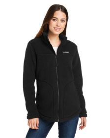 Ladies' West Bendâ„¢ Sherpa Full-Zip Fleece Jacket - CHALK - L (Color: Black, size: XL)