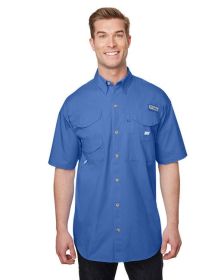 Men's Boneheadâ„¢ Short-Sleeve Shirt - WHITE - 3XL (Color: VIVID BLUE, size: S)