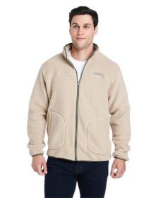 Men's Rugged Ridgeâ„¢ II Sherpa Full-Zip Fleece Jacket - BLACK - XL (Color: ANCIENT FOSSIL, size: M)