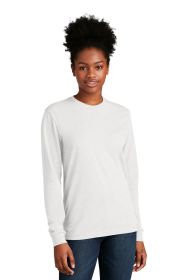 Next Level Apparel Unisex CVC Long Sleeve Tee NL6211 (Color: White, size: S)