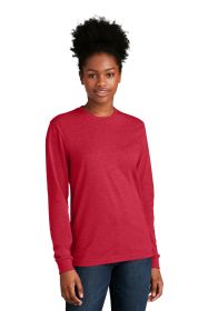 Next Level Apparel Unisex CVC Long Sleeve Tee NL6211 (Color: Red, size: L)