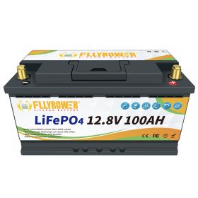 Best-sale 12V 60 80 100 120 200Ah 24V 100Ah LiFePO4 Iron Phosphate Energy Battery With BMS For RV Campers Golf Cart Off-Road (Color: 12V 100Ah352mm)