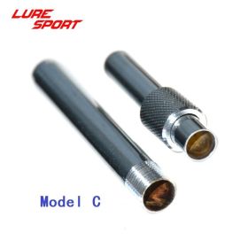 LureSport 5 sets Brass Ferrules Chrome Plated Rod connecting tube Fishing Rod Building Component Repair Pole DIY Accessory (length: 1pc Each7 8 9 10 11, Color: Model C)