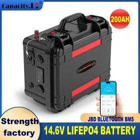 12v 300ah Lifepo4 battery 120ah Rechargeable Battery 200AH Battery Pack 150ah For RV Motor Outdoor Camping Part Solar Inverter (Color: 12V200AH BLUETOOTH)