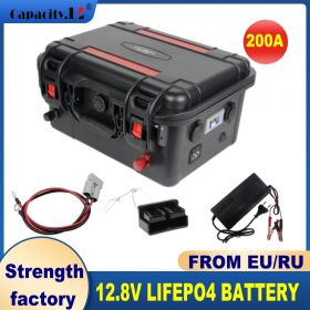 12v 300ah Lifepo4 battery 120ah Rechargeable Battery 200AH Battery Pack 150ah For RV Motor Outdoor Camping Part Solar Inverter (Color: 12VHS200AHLIFEPO4)