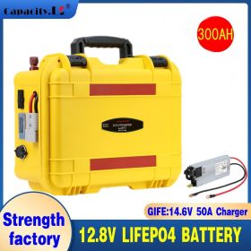 12v 300ah Lifepo4 battery 120ah Rechargeable Battery 200AH Battery Pack 150ah For RV Motor Outdoor Camping Part Solar Inverter (Color: 12VHHS300AHLIFEPO4)