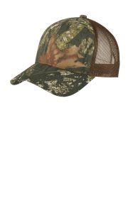 Port Authority Structured Camouflage Mesh Back Cap C930 (Color: Mossy Oak New Break-Up/ Brown, size: OSFA)