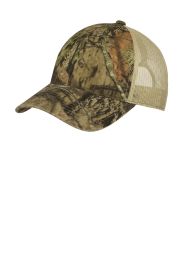 Port Authority Unstructured Camouflage Mesh Back Cap C929 (Color: Mossy Oak Break Up Country/ Tan, size: OSFA)