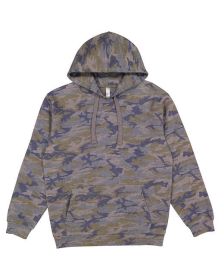 LAT 6926 Adult Pullover Fleece Hoodie (Color: VINTAGE CAMO, size: S)