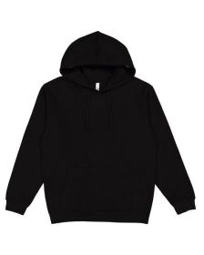 LAT 6926 Adult Pullover Fleece Hoodie (Color: Black, size: S)