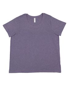 LAT 3816 Ladies' Curvy Fine Jersey T-Shirt (Color: WISTERIA BLCKOUT, size: 18-20)