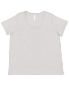 LAT 3816 Ladies' Curvy Fine Jersey T-Shirt (Color: HEATHER, size: 18-20)