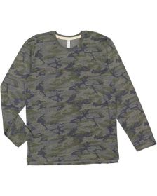 LAT 6918 Men's Fine Jersey Long-Sleeve (Color: VIN CAMO/ NATURL, size: 4XL)