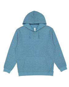 LAT 6926 Adult Pullover Fleece Hoodie (Color: BERMUDA BLACKOUT, size: L)