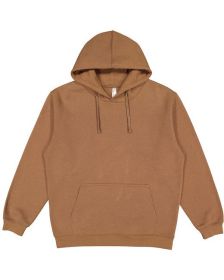 LAT 6926 Adult Pullover Fleece Hoodie (Color: Coyote Brown, size: 2XL)