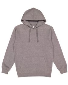 LAT 6926 Adult Pullover Fleece Hoodie (Color: GRANITE HEATHER, size: 2XL)