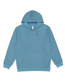 LAT 6926 Adult Pullover Fleece Hoodie (Color: BERMUDA BLACKOUT, size: S)