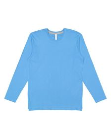 LAT 6918 Men's Fine Jersey Long-Sleeve (Color: TRDWND/ TITANIUM, size: L)