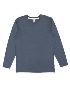 LAT 6918 Men's Fine Jersey Long-Sleeve (Color: VIN DENIM/ NAT, size: 3XL)