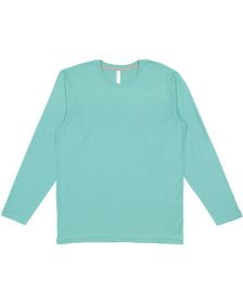 LAT 6918 Men's Fine Jersey Long-Sleeve (Color: SLTWTR/ TITANIUM, size: M)