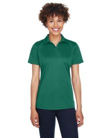 UltraClub 8425L Ladies' Cool & Dry Sport Performance Interlock Polo (Color: FOREST GREEN, size: S)