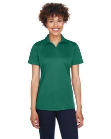 UltraClub 8425L Ladies' Cool & Dry Sport Performance Interlock Polo (Color: FOREST GREEN, size: 3XL)