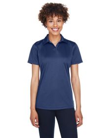 UltraClub 8425L Ladies' Cool & Dry Sport Performance Interlock Polo (Color: NAVY, size: S)