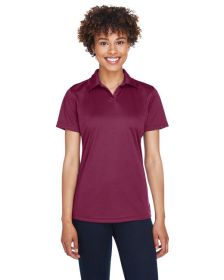 UltraClub 8425L Ladies' Cool & Dry Sport Performance Interlock Polo (Color: MAROON, size: M)