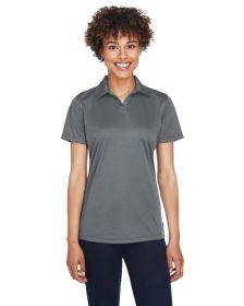 UltraClub 8425L Ladies' Cool & Dry Sport Performance Interlock Polo (Color: Charcoal, size: S)