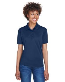 UltraClub 8610L Ladies' Cool & Dry 8-Star Elite Performance Interlock Polo (Color: NAVY, size: M)