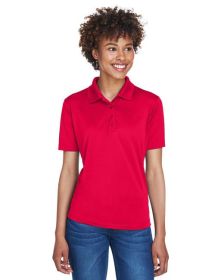 UltraClub 8610L Ladies' Cool & Dry 8-Star Elite Performance Interlock Polo (Color: Red, size: XL)