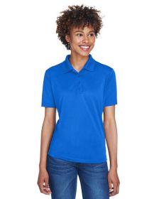 UltraClub 8610L Ladies' Cool & Dry 8-Star Elite Performance Interlock Polo (Color: ROYAL, size: 2XL)