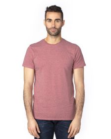 Threadfast Apparel 100A Unisex Ultimate CVC T-Shirt (Color: MAROON HEATHER, size: S)