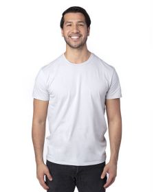 Threadfast Apparel 100A Unisex Ultimate CVC T-Shirt (Color: Silver, size: 4XL)