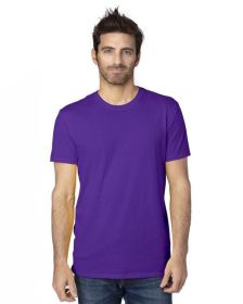 Threadfast Apparel 100A Unisex Ultimate CVC T-Shirt (Color: PURPLE, size: 4XL)