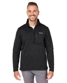 Columbia 1954111 Men's Sweater Weather Half-Zip (Color: BLACK HEATHER, size: S)