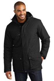 Port Authority Excursion Parka J599 (Color: Deep Black, size: 4XL)