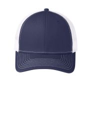 Port Authority Snapback Trucker Cap C112 (Color: True Navy/ White)