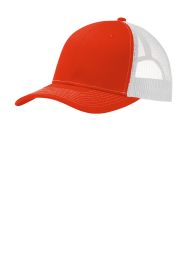 Port Authority Snapback Trucker Cap C112 (Color: Orange/ White)