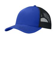 Port Authority Snapback Trucker Cap C112 (Color: True Royal/ Black)