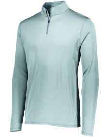 Augusta Sportswear 2785 Adult Attain Quarter-Zip Pullover (Color: Silver, size: M)