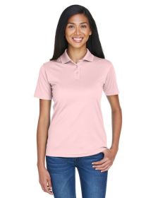 UltraClub 8404 Ladies' Cool & Dry Sport Polo (Color: pink, size: XL)