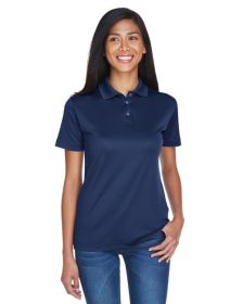 UltraClub 8404 Ladies' Cool & Dry Sport Polo (Color: NAVY, size: 2XL)