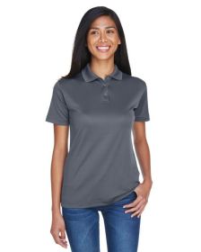 UltraClub 8404 Ladies' Cool & Dry Sport Polo (Color: Charcoal, size: XL)